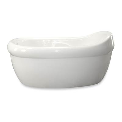 Hydro Systems Jacqueline - 66" x 40" Freestanding Whirlpool Bathtub in White