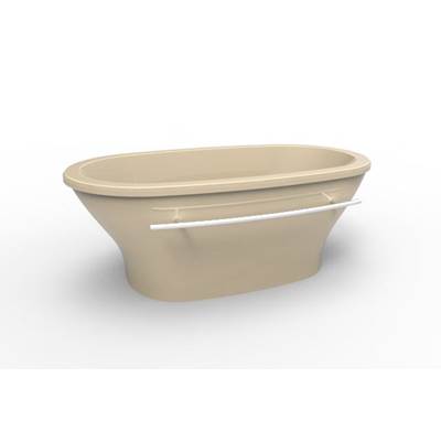Hydro Systems Kellie 7040 - Freestanding Air Bathtub in Bone