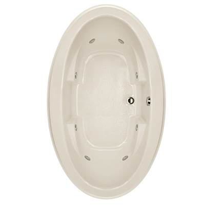 Hydro Systems Nina Free Standing Air Whirlpool Combo - 72 x 44 in Biscuit