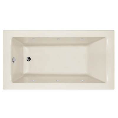 Hydro Systems Sydney 60" x 30" Air/Whirlpool Combo Alcove Bath - Left Drain in Biscuit