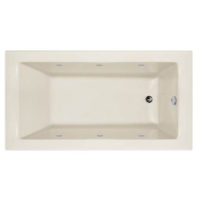 Hydro Systems Sydney 6034 Alcove Whirlpool Bath - Right Drain in Biscuit
