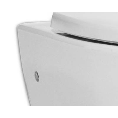 Icera Wallhung Button Caps - MB-205 in White (pair)