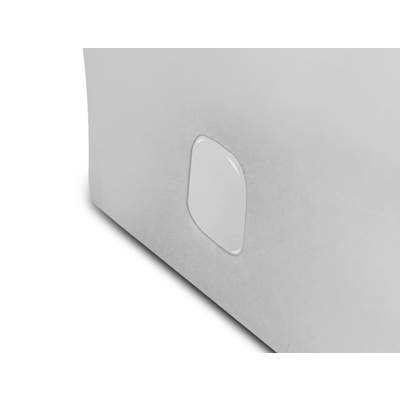 Icera Floor Bolt Alcove Covers - Pair in White
