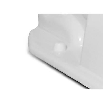 Icera Plastic Floor Bolt Caps in White (pair)
