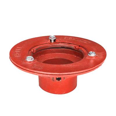 Infinity Drain Clamp Down Drain - 4" Throat - 2" Inside Caulk Outlet
