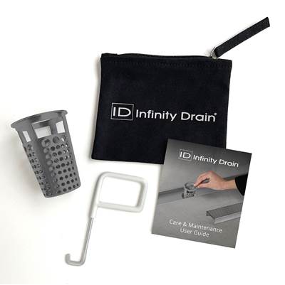 Infinity Drain Hair Maintenance Kit - AKEY Lift-out Key - HB 65 Hair Baskets