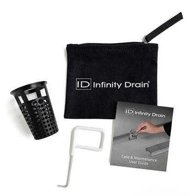 Infinity Drain Hair Maintenance Kit - HB 65B Hair Basket in Black