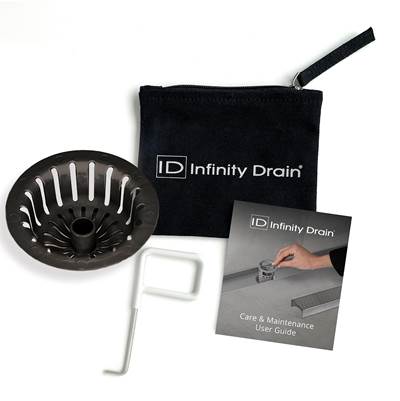 Infinity Drain Hair Maintenance Kit - HS 4B Hair Strainer in Black