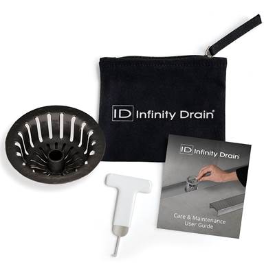 Infinity Drain Hair Maintenance Kit - HS 4B Hair Strainer in Black