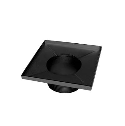 Infinity Drain 4" X 4" - 2-Throat in Matte Black