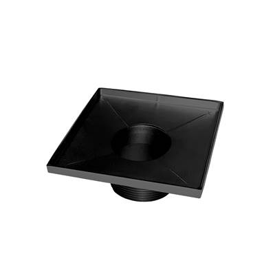 Infinity Drain 5" X 5" - 2-Throat in Matte Black