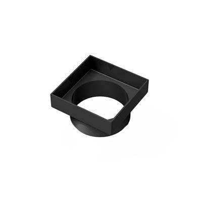 Infinity Drain Premium Center Drain TD 15 - 5" x 5" - 4" Throat in Matte Black