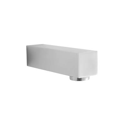 Jaclo Cubix II Wall Tub Spout in Antique Brass