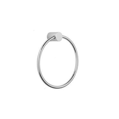 Jaclo Contempo II Towel Ring in Antique Brass