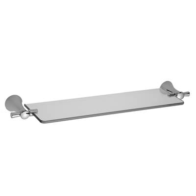 Jaclo Cranford Glass Shelf in Almond