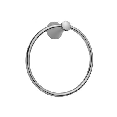 Jaclo Cranford Towel Ring in Antique Brass