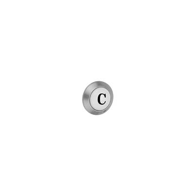 Jaclo Cold Porcelain Button for H-52 Handle in Almond