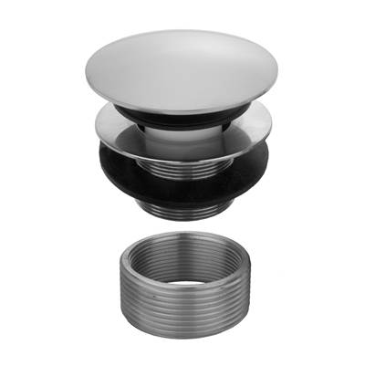 Jaclo Round Top Toe Control Tub Drain in Almond