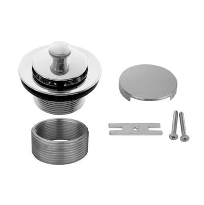 Jaclo Lift and Turn Tub Drain Strainer - No Hole in Oil Rubbed Bronze