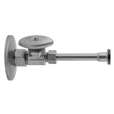 Jaclo Multi Turn Straight Pattern 5/8'' O.D. Compression x 3/8'' O.D. - Oval Handle - 20'' Supply Tube in Vintage Bronze