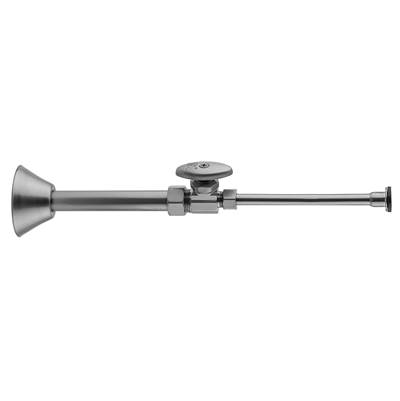 Jaclo Multi Turn Straight Pattern 5/8'' O.D. Compression x 3/8'' O.D. - Oval Handle - 20'' Supply Tube in Vintage Bronze