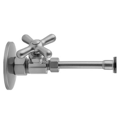 Jaclo Multi Turn Straight Pattern 5/8'' O.D. Compression x 3/8'' O.D. - Cross Handle - 20'' Supply Tube in Vintage Bronze