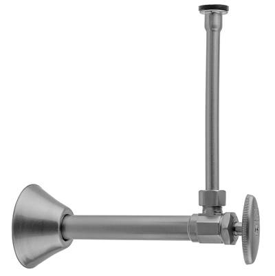 Jaclo Multi Turn Angle Pattern 1/2'' Copper Sweat Fit x 3/8'' O.D. - Oval Handle - 20'' Supply Tube in Vintage Bronze
