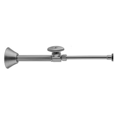 Jaclo Multi Turn Straight Pattern 1/2'' Copper Sweat Fit x 3/8'' O.D. - Oval Handle - 20'' Supply Tube in Vintage Bronze