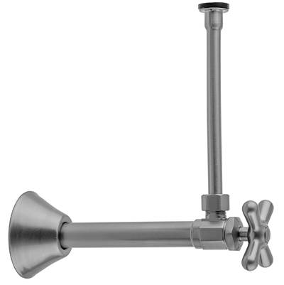 Jaclo Multi Turn Angle Pattern 1/2'' Copper Sweat Fit x 3/8'' O.D. - Cross Handle - 20'' Supply Tube in Vintage Bronze