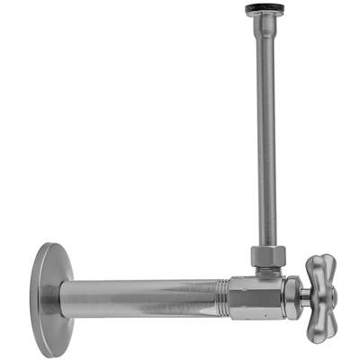 Jaclo Multi Turn Angle Pattern 3/8'' IPS x 3/8'' O.D. - Cross Handle - 20'' Supply Tube in Vintage Bronze