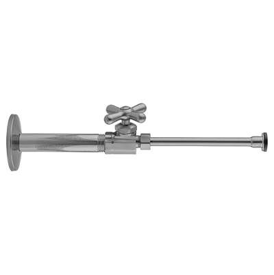 Jaclo Multi Turn Straight Pattern 1/2'' IPS x 3/8'' O.D. - Cross Handle - 20'' Supply Tube in Vintage Bronze