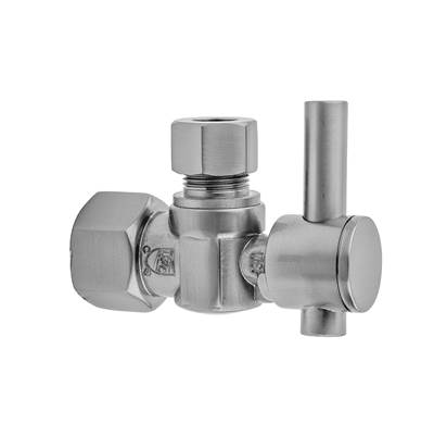 Jaclo Quarter Turn Supply Valve - 1/2'' IPS x 3/8'' O.D. - Contempo Lever Handle in Caramel Bronze