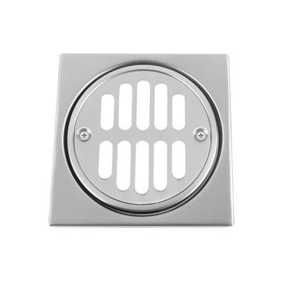 Jaclo Shower Drain Plate - 4 1/4" Square in Caramel Bronze