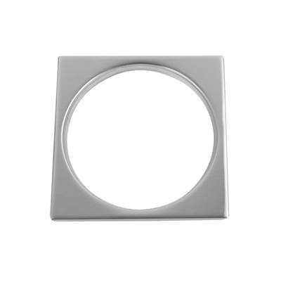 Jaclo Square Tile Flange Shower Drain Plate - 4 1/4" Square in Caramel Bronze