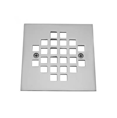 Jaclo Shower Drain Plate - 4 1/4" Square in Almond