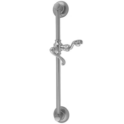Jaclo Traditional 24" Hand Shower Slide Bar - Ribbon Lever in Antique Brass