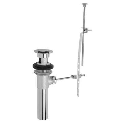 Jaclo Pop-Up Lavatory Drain with Overflow in Black Nickel