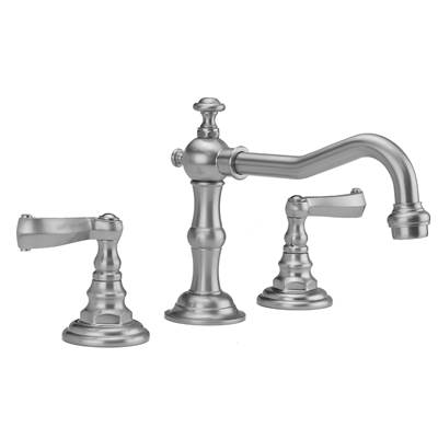 Jaclo Roaring 20's Widespread Bathroom Faucet - Ribbon Lever Handles - 1.2 GPM in Oil Rubbed Bronze