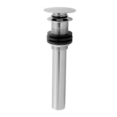 Jaclo Finger Touch Round Lavatory Drain in Antique Brass