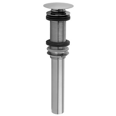 Jaclo Round Lavatory Drain - Finger Touch in Antique Brass