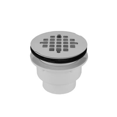 Jaclo 2" PVC Large Body Complete Shower Drain - Snap-in Plate in Caramel Bronze