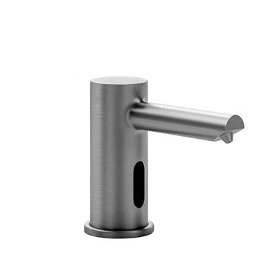 Jaclo Contempo Single Hole Sensor Soap & Hand Sanitizer Dispenser in Antique Brass