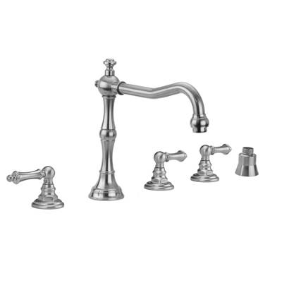 Jaclo Roaring 20's Roman Tub Set - Ball Lever Handles - Straight Handshower in Oil Rubbed Bronze