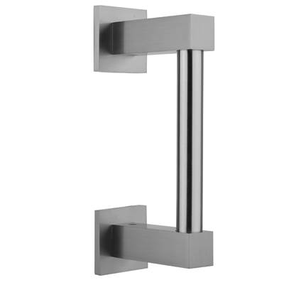 Jaclo Cubix 12" Shower Door Pull in Antique Brass
