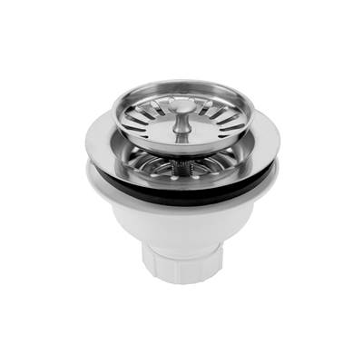 Jaclo Adjustable Lutz Sink Strainer for Kitchen Sinks in Satin Copper