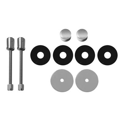 Jaclo Glass Mounting Kit - H40 Front Mount Shower Door Pulls in Satin Cooper