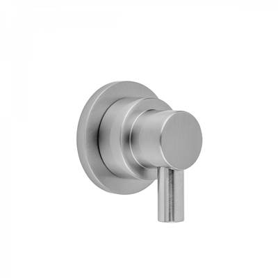 Jaclo Contempo Short Peg Lever with Round Escutcheon Trim - Volume Control in Antique Brass