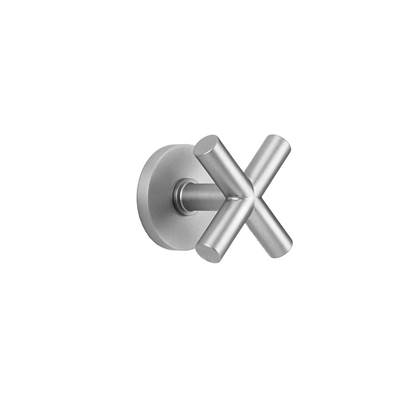Jaclo Contempo Slim Cross Handle Trim - Round Escutcheon in Antique Brass