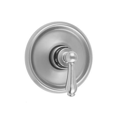 Jaclo Round Step Plate with Regency Lever Trim for Thermostatic Valves (J-TH34 & J-TH12) in Caramel Bronze