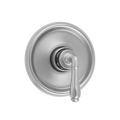 Jaclo Thermostatic Round Step Plate Smooth Lever Trim - J-TH34 & J-TH12 in Caramel Bronze
